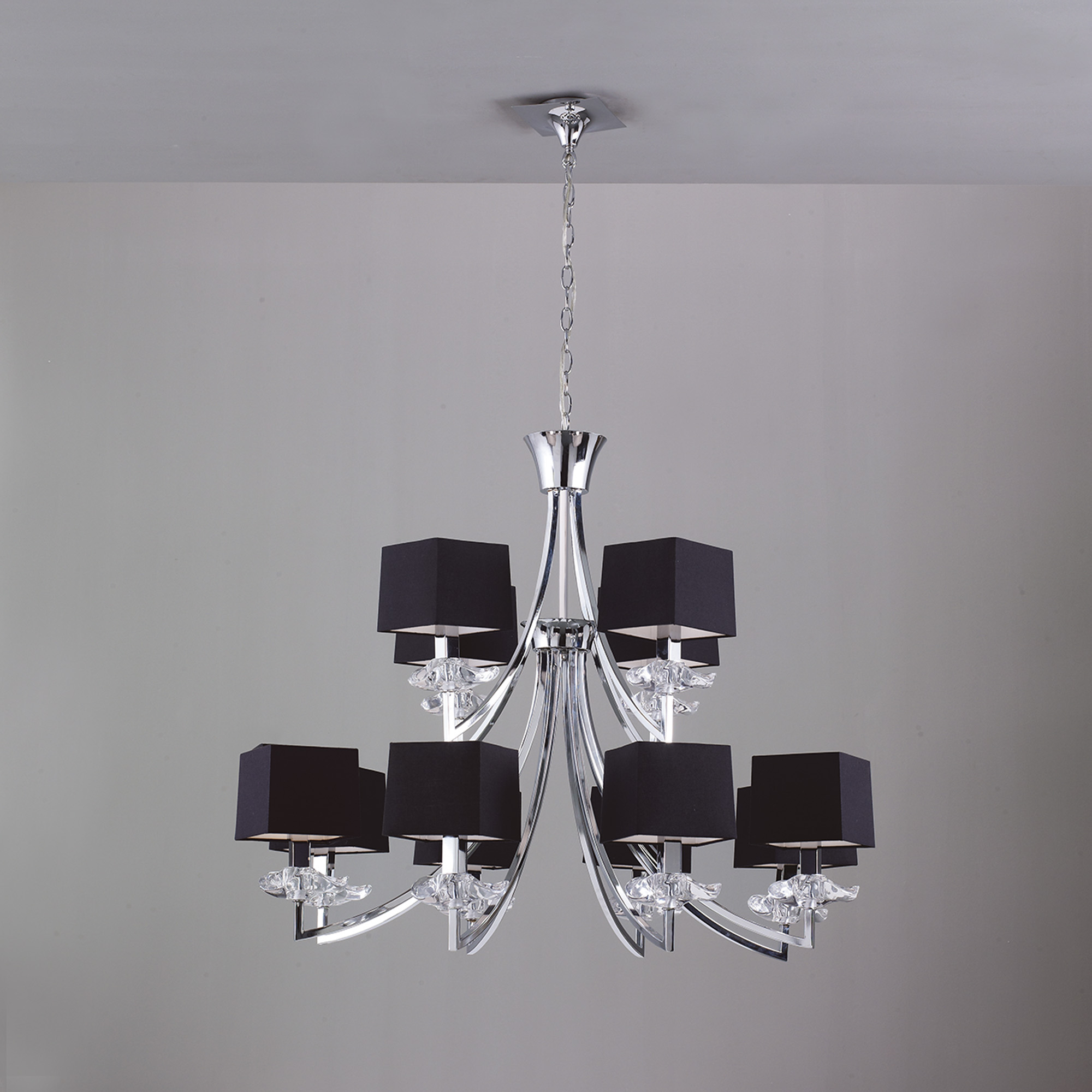 Akira Polished Chrome-Black Ceiling Lights Mantra Modern Ceiling Lights Akira Polished Chrome-Black Ceiling Lights Mantra Modern Ceiling Lights